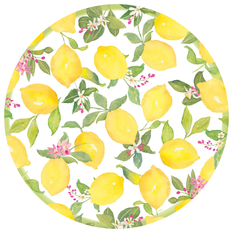 Tovaglietta di carta Caspari Limoncello limoni giallo