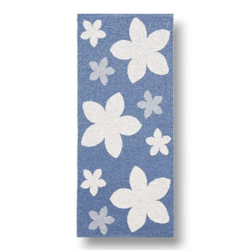 Flower Tappeto blu Horreds Mattan