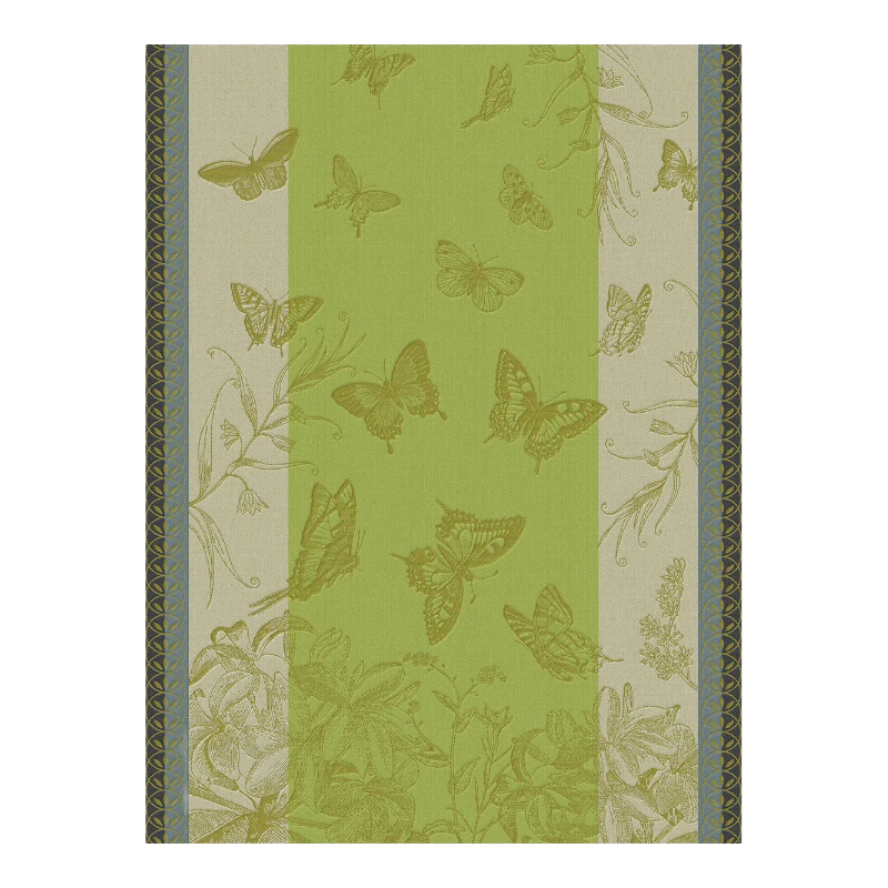 Jardin Des Papillons Asciugamano da tè Le Jacquard Francais Succulente 29498