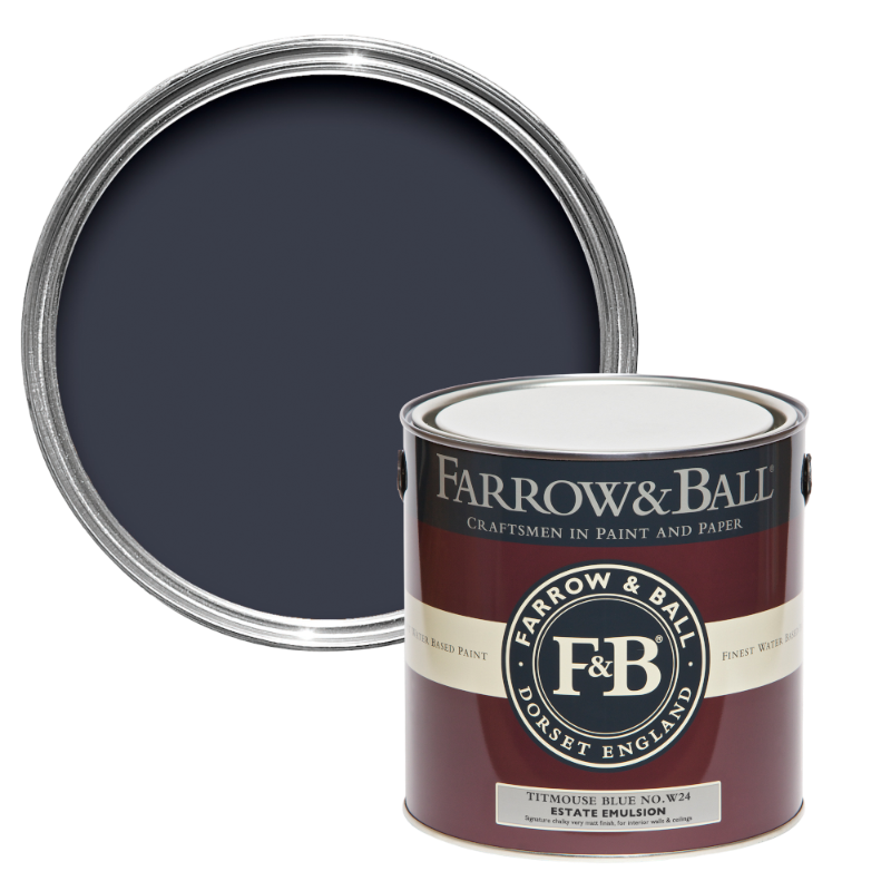 Farrow & Ball Farrow Ball Farben Blau Titmouse Blue W 24