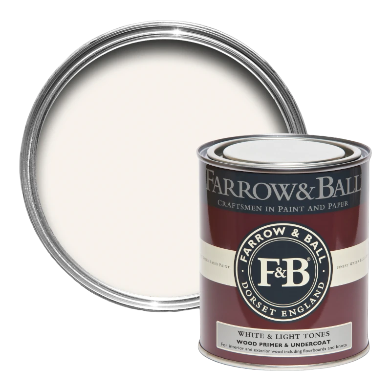 Farbtupfer Farrow & Ball Farrow Ball F+B Accessori Primer Legno Primer Legno Primer Luce White Light  Toni