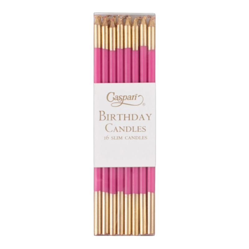 Compleanno Candles Candele di compleanno Caspari Fucsia