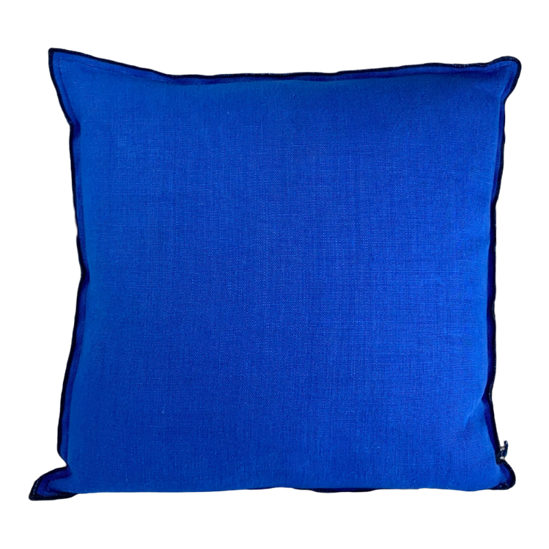 Cuscino Designers Guild Brera Lino Blu 45 x 45 cm