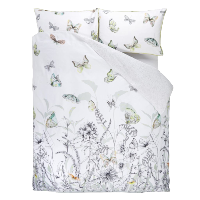 Designers Guild biancheria da letto Papillons Birch 160 x 210 cm
