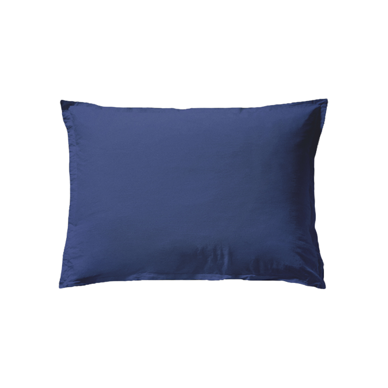 Essix Coton Lave Soft Line Bleu Nuit Biancheria da letto blu scuro 50 x 70 cm