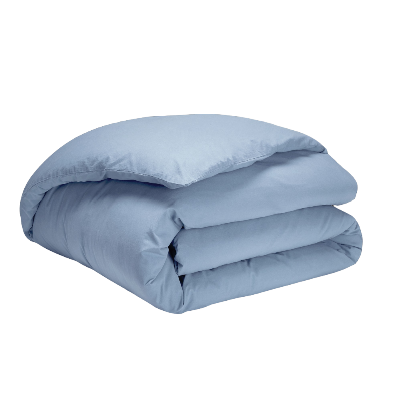 Essix Coton Lave Soft Line Cascade Biancheria da letto azzurra 160 x 210 cm