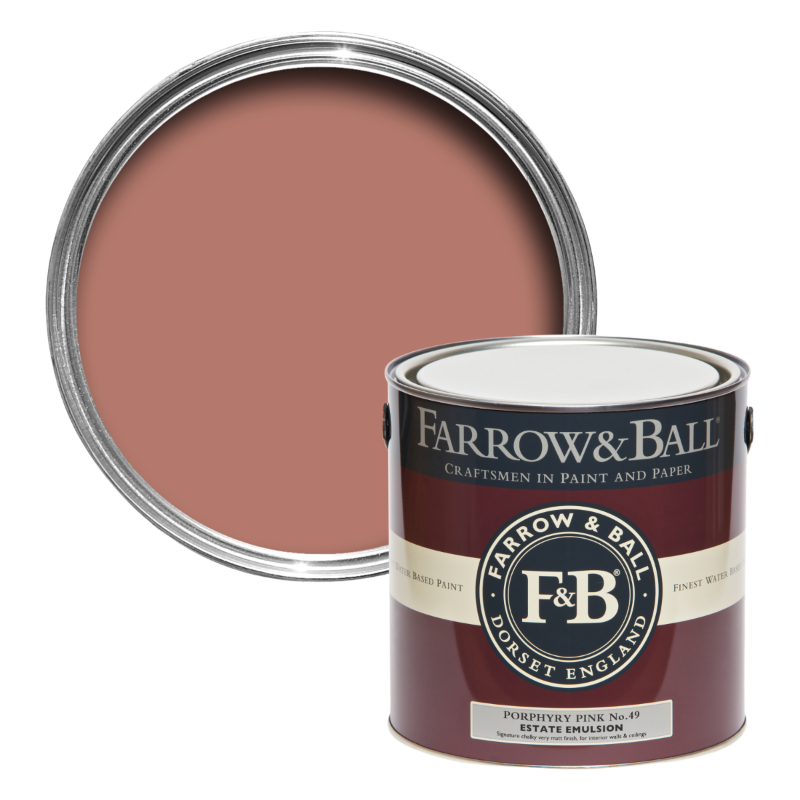 Farrow & Ball Farrow Ball Colours Porphyry Pink 49