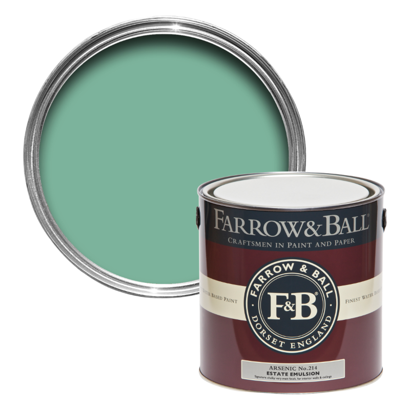 Farrow & Ball Farrow Ball Colours Turquoise Arsenic 214