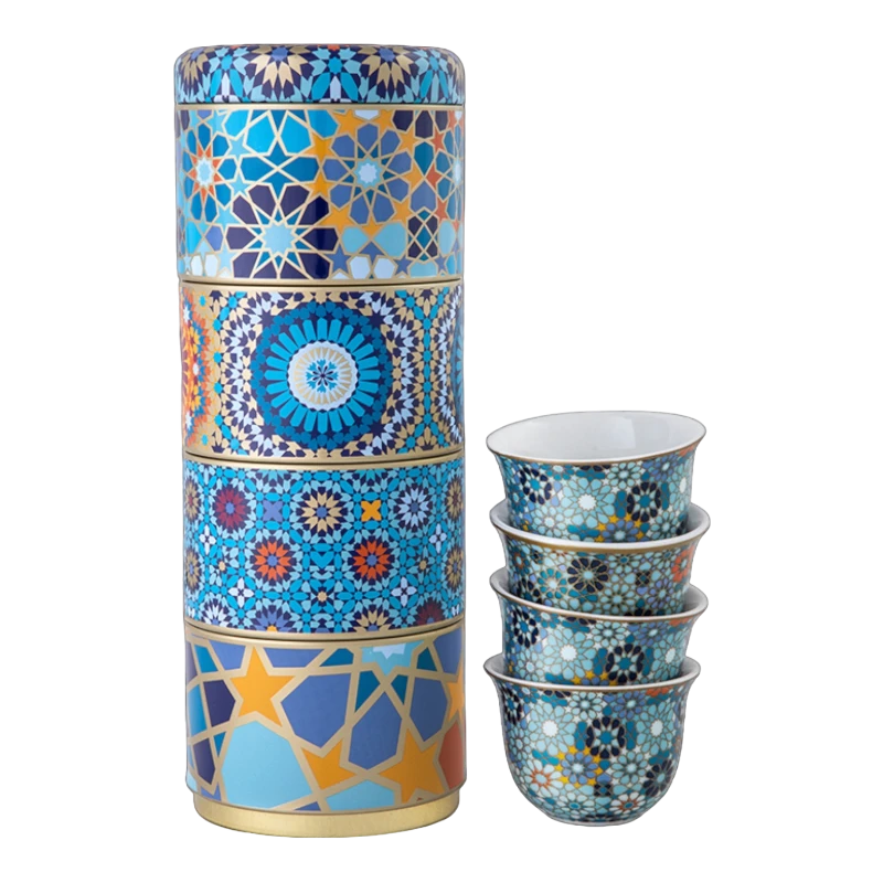 Images d'Orient tazza da caffè espresso in lattina Moucharabieh Blue
