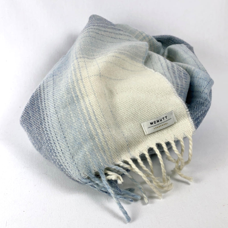 Coperta per bambini McNutt of Donegal Blu Bianco