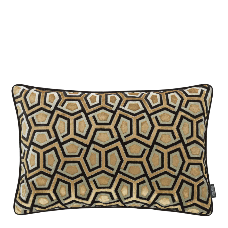 Rohleder Home Collection Cuscino Pave Touchez Caramel Velvet Velluto