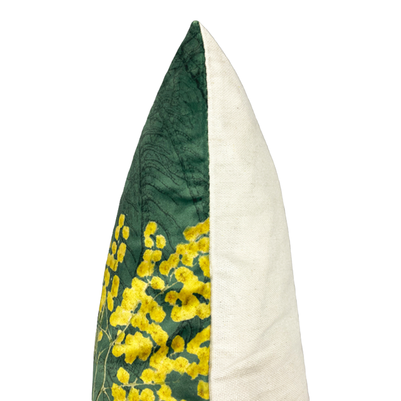 VanillaFly cuscino pellicano in velluto verde