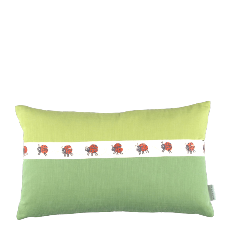 Cuscino verde VillaNova LadyBug